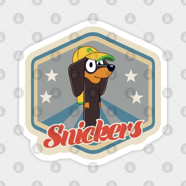 Snickers bluey Magnet by 96rainb0ws