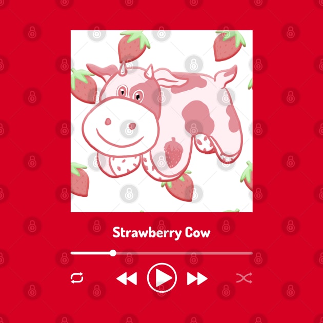 Strawberry Cow Song by RoserinArt