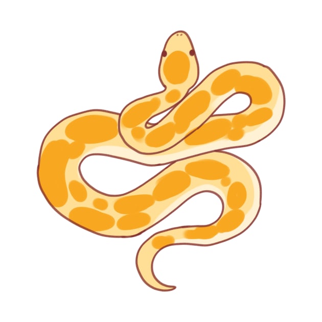 Cute snakes illustration by Mayarart