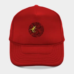 Lizard Tessellation Yellow Hat