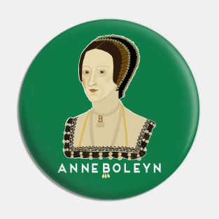 Queen Anne Boleyn England Pin