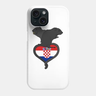 Gerbil Croatia (dark) Phone Case