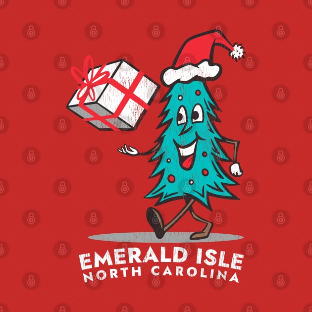 Emerald Isle, NC Vacationing Christmas Tree by Contentarama