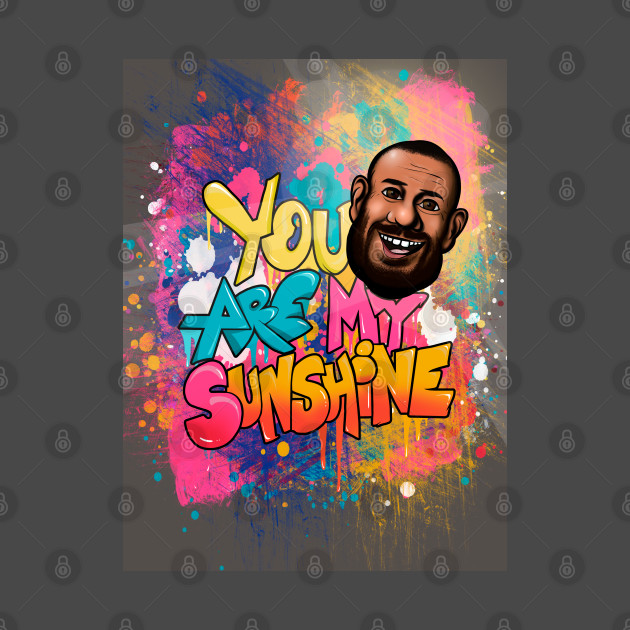 LeBron James Graffiti Art: You Are My Sunshine by Abrek Art