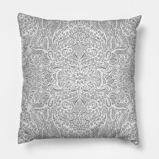 Frost & Ash - an Art Nouveau Inspired Pattern Pillow