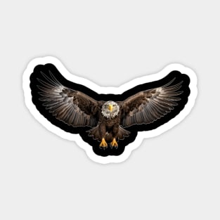 Eagle With Wings Spread Magnet