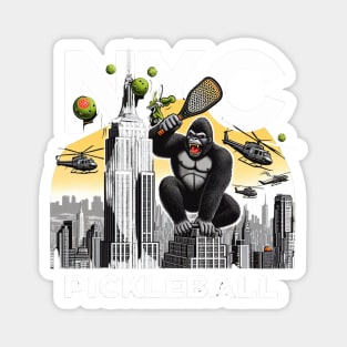 NYC New York Pickleball King Kong ESB Design Magnet