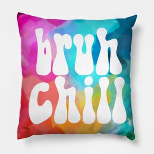 Rainbow Bruh Chill Pillow
