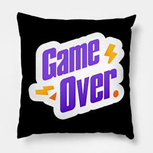 Game Over Pillow