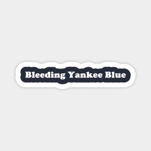 Bleeding Yankee Blue Basic Magnet by Bleeding Yankee Blue
