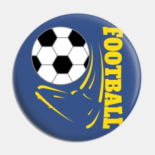 Football Foot - Yellow Pin