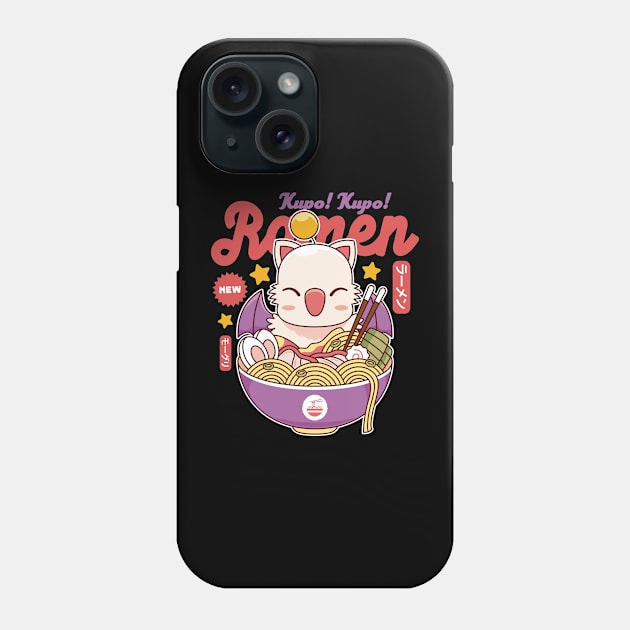 Moogle Kupo Ramen Phone Case by Lagelantee