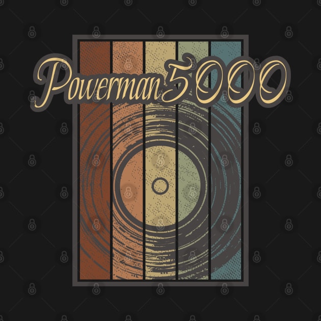 Powerman 5000 Vynil Silhouette by North Tight Rope