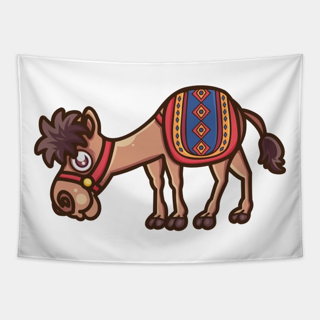 Hot Desert Camels Tapestry by onama.std