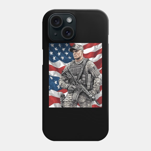 Army Phone Case by animegirlnft