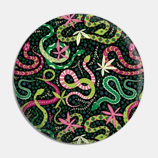 Snakes Pattern Pin