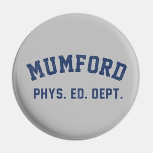 Mumford phys. ed. dept. - vintage Beverly Hills cop logo Pin