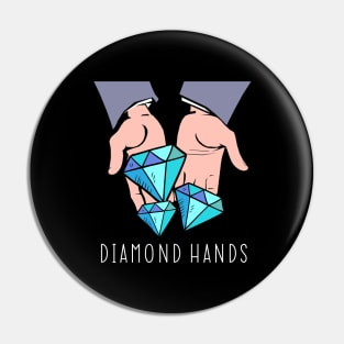 Diamond Hands - Crypto Design Pin