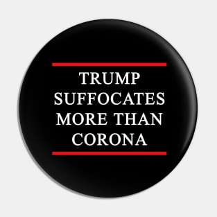 Protest Against Trump: Trump Suffocates More Than Corona Pin