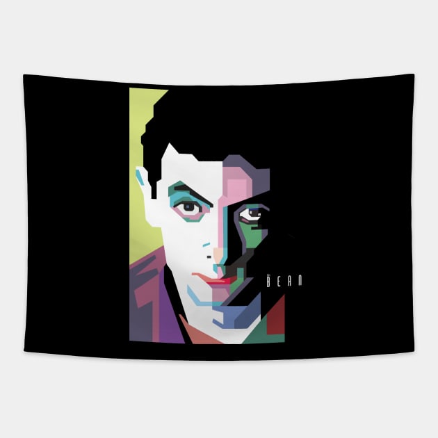 Mr. Bean Tapestry by Bajingseng