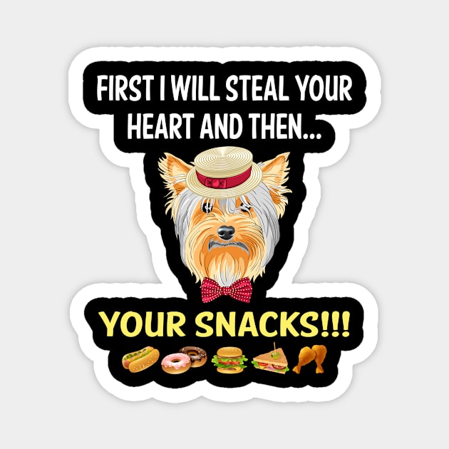 Steal Heart Yorkshire Terrier 52 Magnet by blakelan128