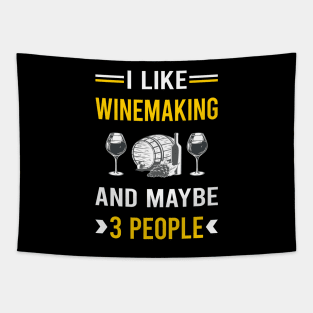 3 People Winemaking Winemaker Tapestry