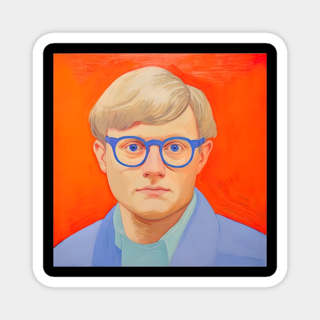 David Hockney Magnet by ComicsFactory