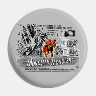 The Monolith Monsters Black & White variant Pin