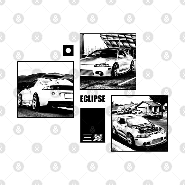 MITSUBISHI ECLIPSE D30 Black 'N White Archive by Cero