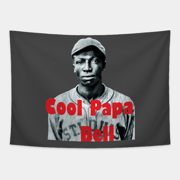 Cool Papa Bell Design Tapestry by Bleeding Yankee Blue