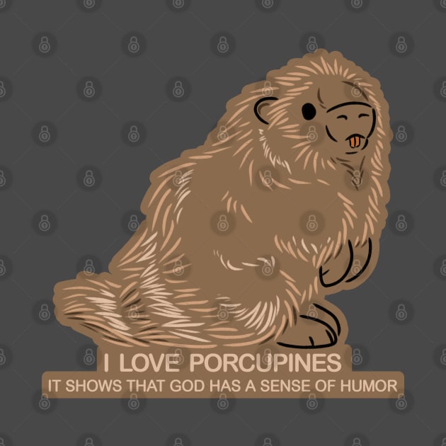 I Love Porcupines by DeguArts