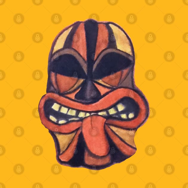 TIKI MASK by D_AUGUST_ART_53