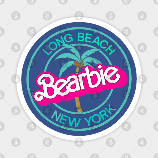 Long Beach BEARBIE Magnet by ART by RAP