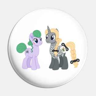 Hearth Blossom and Doctor Pasture ponies Pin