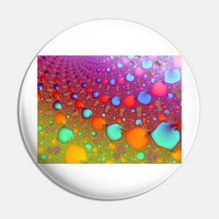 Colorful Rainbow Beads Background Pattern Pin