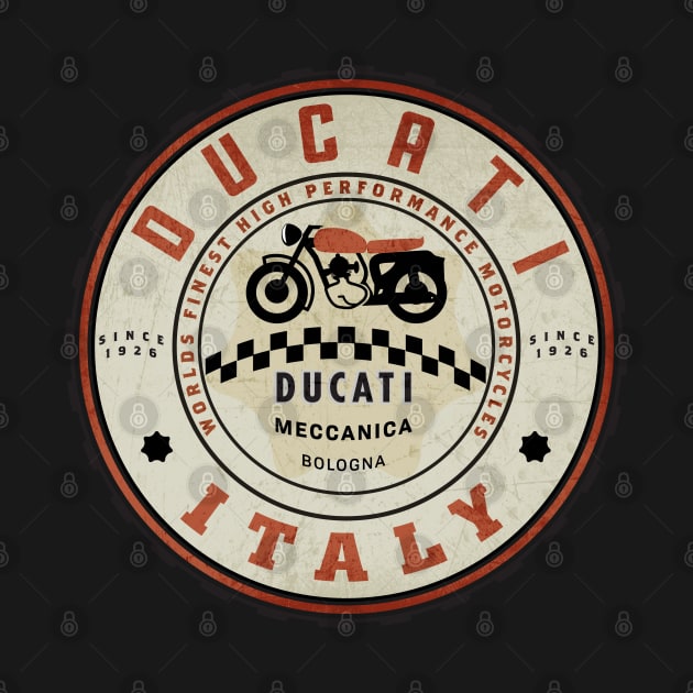 Ducati motorcycles Italy by Midcenturydave