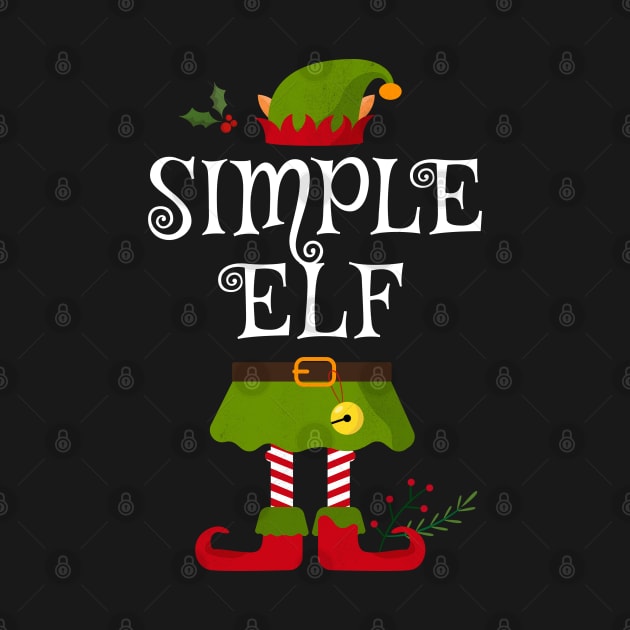 Simple Elf Shirt , Family Matching Group Christmas Shirt, Matching T Shirt for Family, Family Reunion Shirts by bkls