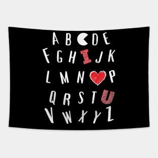 A B C D Teacher Valentine Day Tapestry