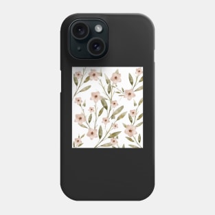 Watercolor flower #1 Phone Case