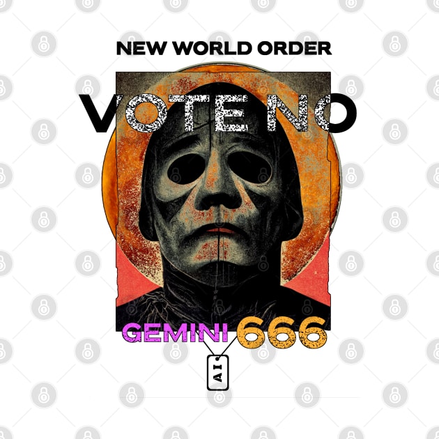 Vote No Gemini 666 AI ID by The Witness