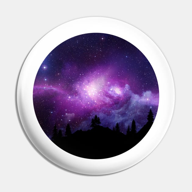 Starry landscape Pin by kecy128