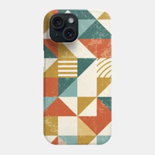 retro geometric design Phone Case