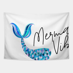 Mermaid Vibes Tapestry