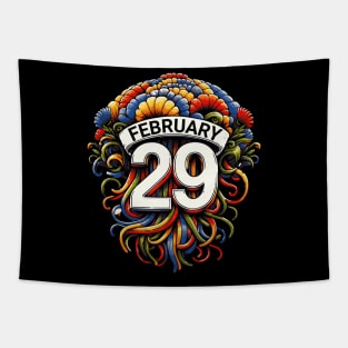 February 29 Leap Year Birthday Tapestry