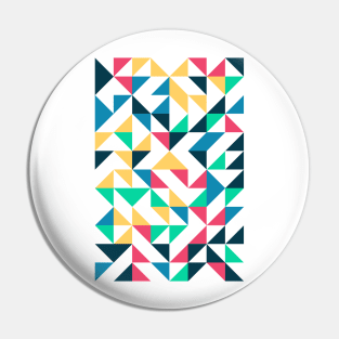 Creative Geometric Colourful Triangle Pattern #6 Pin