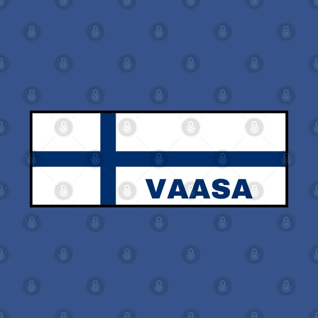 Vaasa City in Finnish Flag by aybe7elf