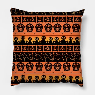 Pumpkin Hill Pattern Pillow