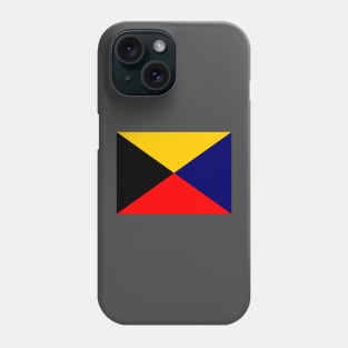 Nautical Flag Code - "I Require a Tug" Phone Case