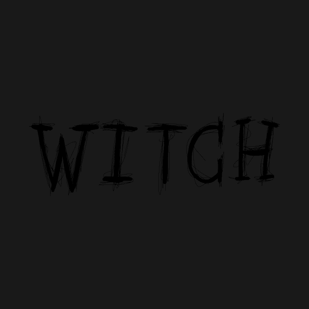 Dark and Gritty WITCH text by MacSquiddles