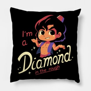 Diamond in the Rough // Cartoon, Kawaii, 90s Pillow